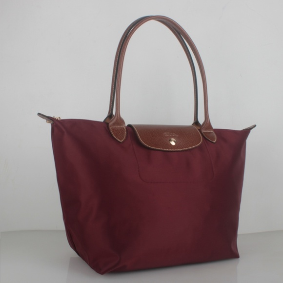 Longchamp Handbags - Longchamp Le Pliage Tote Bag Large - Maroon